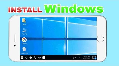 INSTALL Windows 7 / 8 / 10  On Any Android Phones