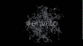 Water Splash A2 4K | Motion Graphics - Envato elements