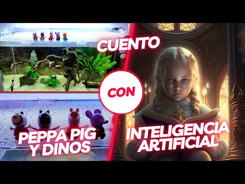 Peppa Pig escucha un cuento sobre tres elefantes diferentes contado por una Inteligencia Artificial