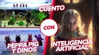 Peppa Pig escucha un cuento sobre tres elefantes diferentes contado por una Inteligencia Artificial