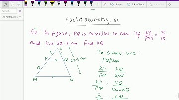 Euclid geometry : - ( Basic Proportional Theorem ; Solving problems ) -  65.
