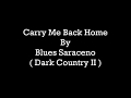 Blues Saraceno - Carry Me Back Home [ Lyrics Video ]