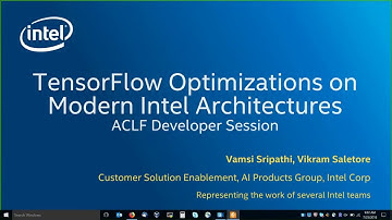 TensorFlow Optimizations on Modern Intel Architectures