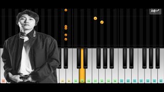 Shaun「Way Back Home」Piano Cover Easy mobile piano tutorial تعلم عزف موسيقى اغنية Way Back Home