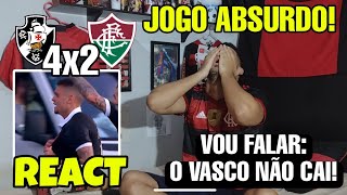 REACT VASCO X FLUMINENSE MELHORES MOMENTOS BRASILEIRÃO 2023 O VASCO NÃO CAI REAÇÕES RIVAIS