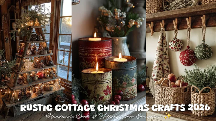 🎄 RUSTIC Cottage CHRISTMAS CRAFTS 2026 | Decor Ideas to Spark Early Holiday Cheers in Every Corner🎄⛄