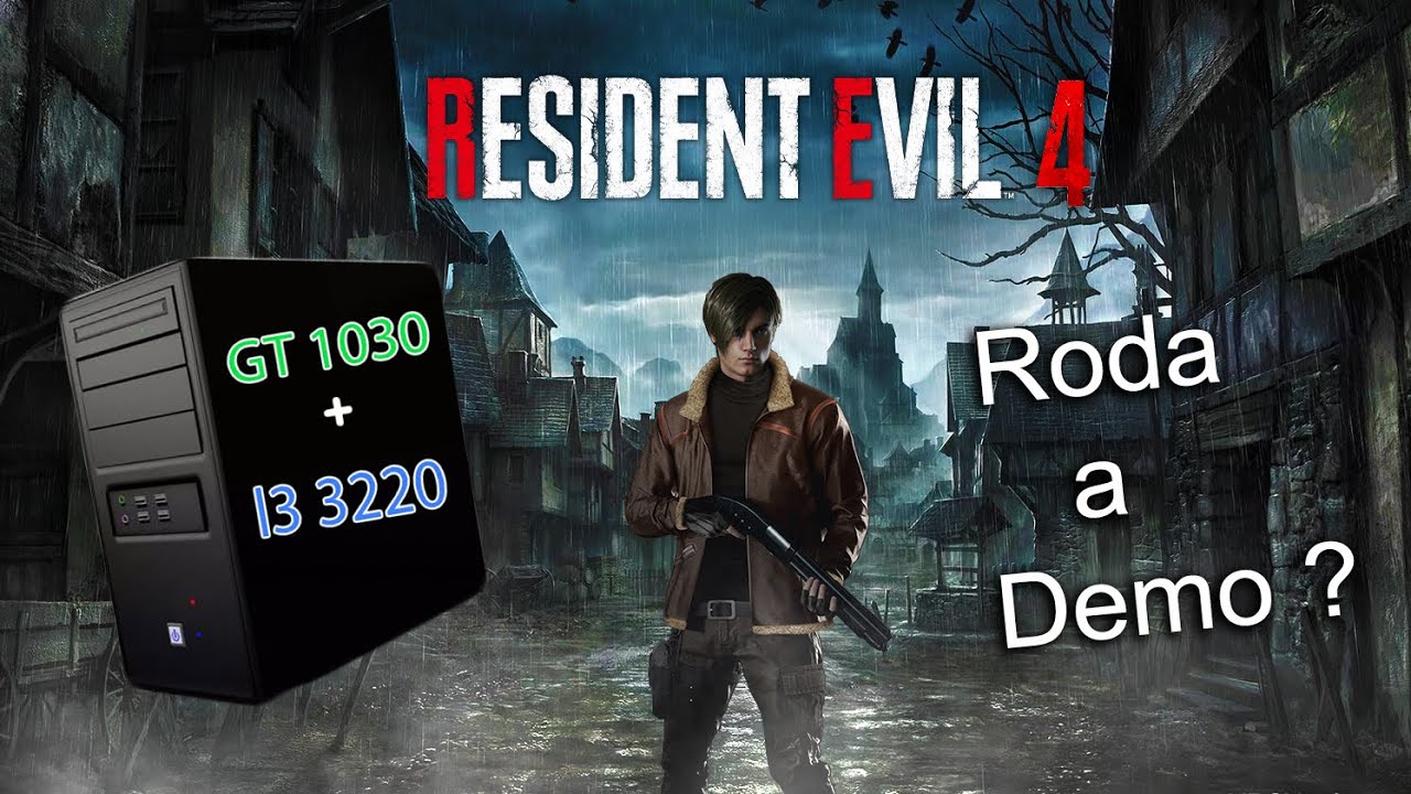 TESTANDO RESIDENT EVIL 4 REMAKE NO PC FRACO 