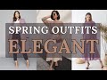 2024 fashion trends  elegant spring outfits lookbook