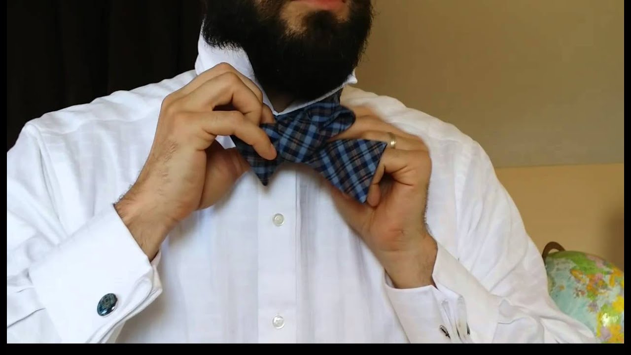 How to tie a bow tie, quick and easy explanation! - YouTube