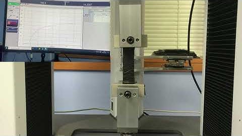 ASTM D5147 Bituminous Sheet Tensile Testing- Shimadzu Autograph AGSX Universal test system