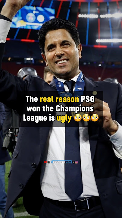 The UGLY reason PSG won the UCL 😬
