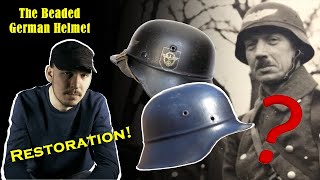 Restoring a German WW2 Beaded Helmet - WHAT is a Beaded Helmet?! HOW to tell the model Differences?!