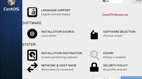 How install CentOS Linux 7 with LVM