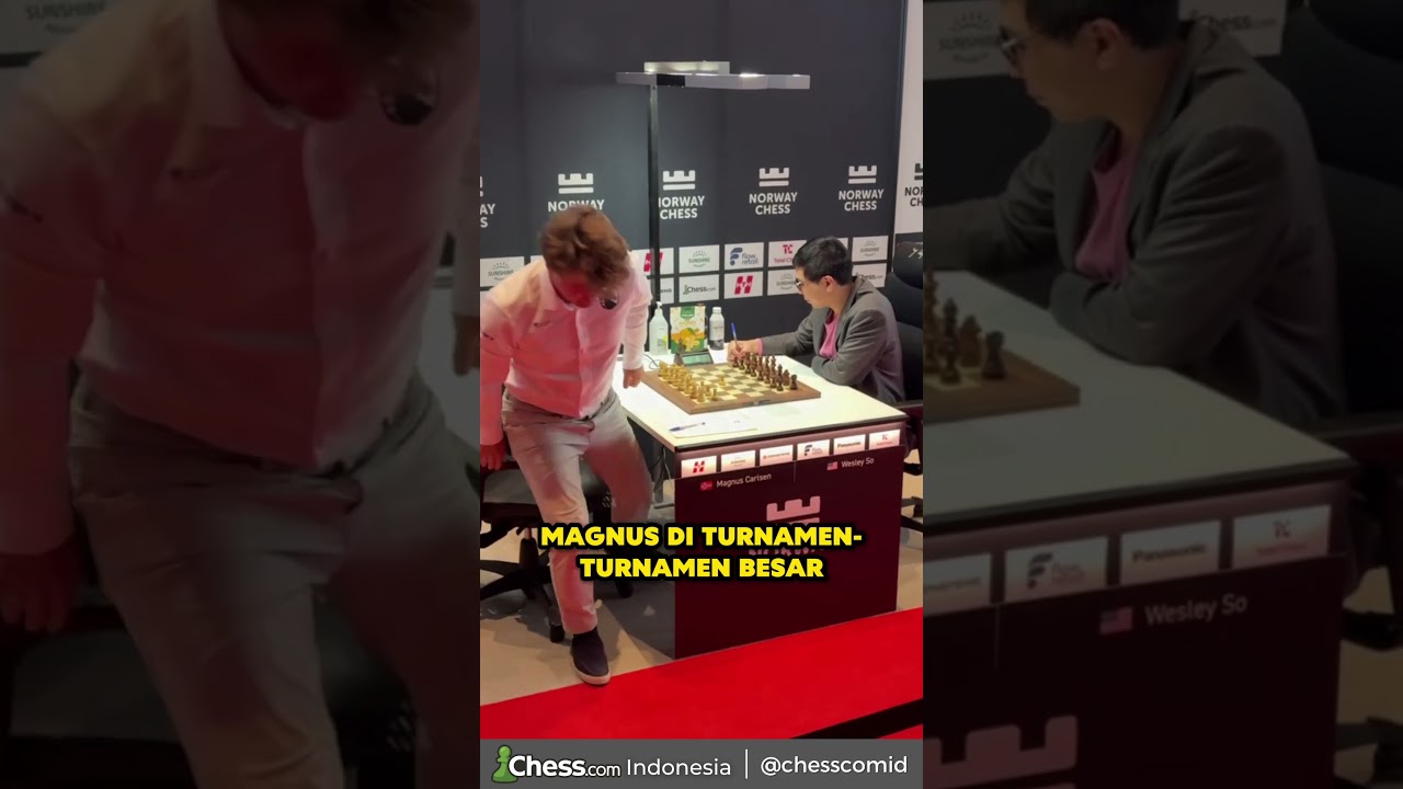 Kenapa pecatur no.1 dunia GM Magnus Carlsen suka tinggalkan meja setelah jalan langkah pertama? 🤔
