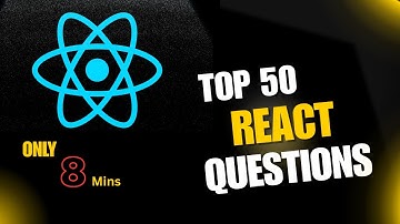 React Interview Questions (50) 💡  | Crack Frontend & ReactJS Interviews 2025