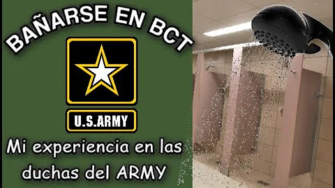 ¿Qué es una ducha de estilo militar?