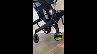 Opening and Folding the Doona Car seat\/stroller