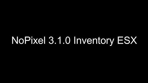 Inventory NP 3.5 Fivem