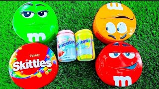 Satisfying Video | Unpacking 4 M&M'S and Skittles Boxes with Candy ASMR