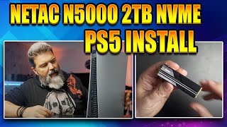Netac N5000 NVME PS5 SSD Install and Speed Test