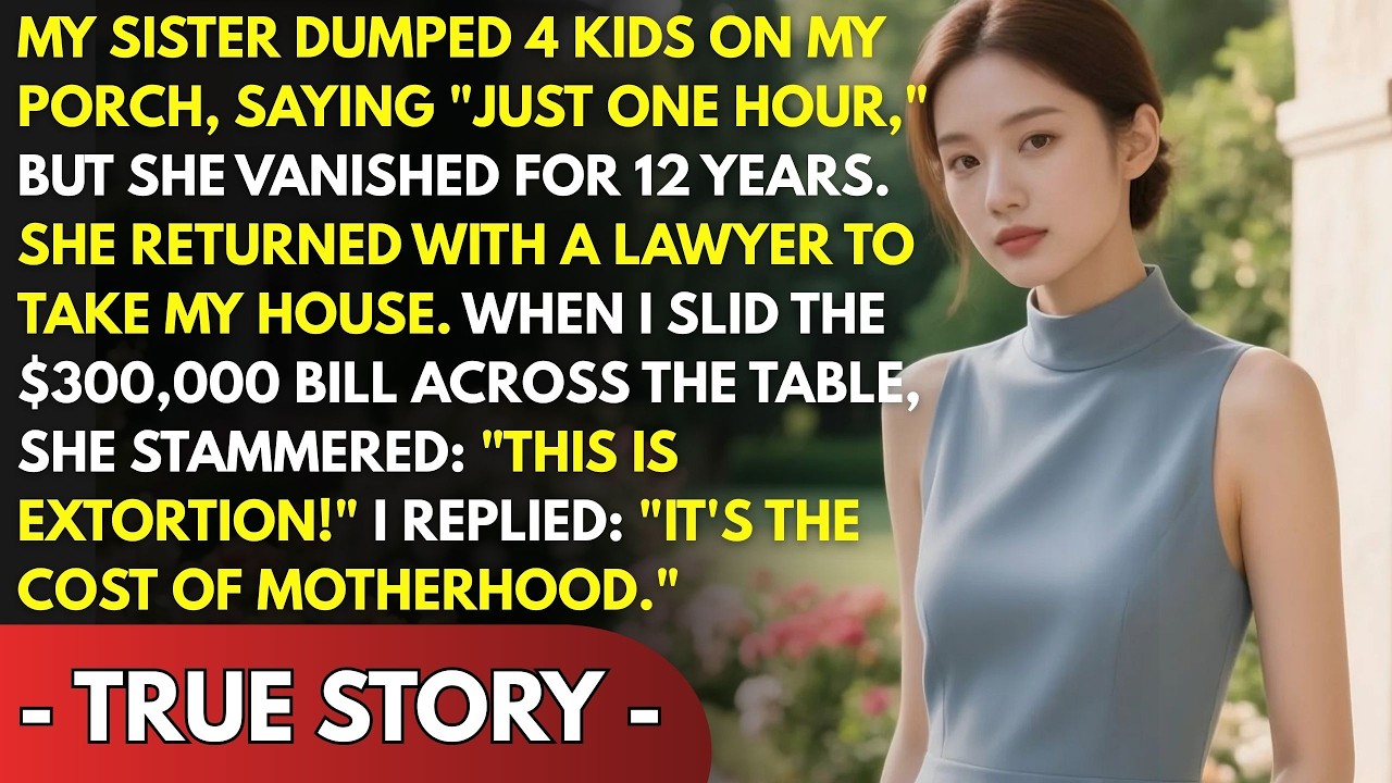 KEEP THEM, THEY RUIN MY AESTHETIC —MY SISTER LEFT HER 4 KIDS ON MY PORCH AND VANISHED FOR 12 YEAR