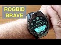 ROGBID BRAVE 1.69” TFT Screen 1360mAh 8MPCams 3G+32G IP68 Waterproof 4G Smartwatch: Unbox & 1st Look