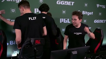 Outsiders reaction after defeating Forze/ PGL Major Antwerp 2022 / Challenger Stage