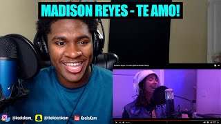 her career is about to take off! Madison Reyes - Te Amo (Official Studio Video) | REACTION