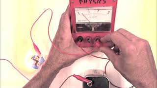 How to read an analog ammeter