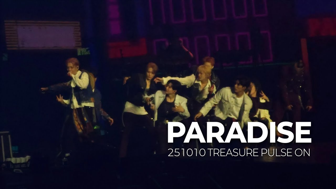 251010 트레저 콘서트 PULSE ON - PARADISE 직캠