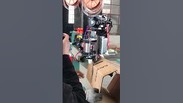 GDJ Corrugated Box Double Servo Stitcher Cardboard Packing Machine