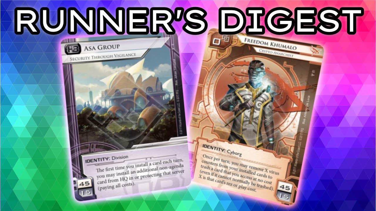 Netrunner - Runner's Digest - LIVE - YouTube