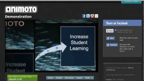 Creating an Animoto Video with Power Point