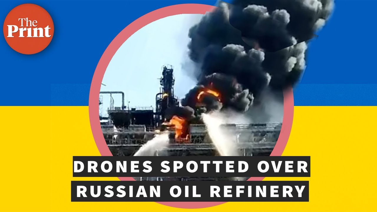 Fire breaks out at Russia's Novoshakhtinsk oil refinery after drones ...