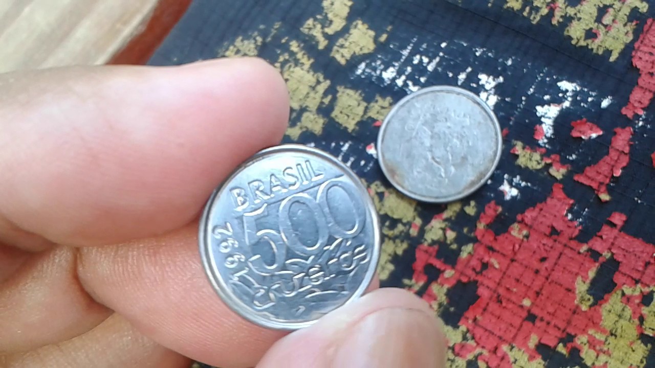 MOEDAS ANTIGAS COM ANIMAIS DA FAUNA BRASILEIRA.