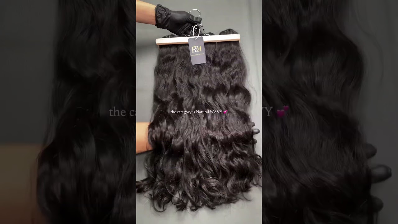 Soft and 100% Raw Unprocessed Vietnamese hair - our Natural Wavy texture is that girl 😮‍💨 