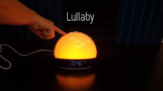 Listen to all 11 sounds for this Sunrise Alarm Clock screenshot 1