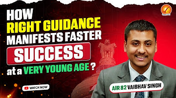 AIR 82 in his Very First Attempt, Vaibhav Singh, on his Journey under StepUp Mentorship
