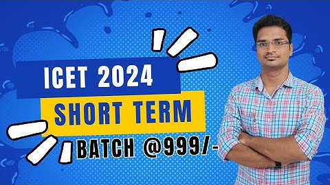 ICET 2024 SHORT TERM BATCH ANNOUNCEMENT | Useful for both AP ICET & TS ICET