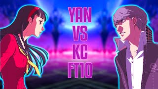 (P4AU/P4U2) yan (Narukami) vs KC (Yukiko) FT10