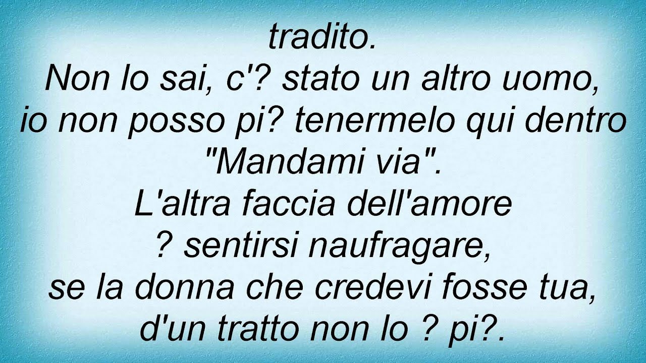 18800 Pooh L'altra Faccia Dell'amore Lyrics YouTube 18800 Pooh L'altra Faccia Dell'amore Lyrics YouTube