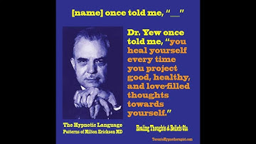 Hypnotic Language Patterns 01a - Hypnosis & Hypnotherapy with the Toronto Hypnotherapist