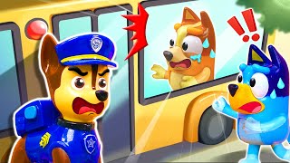 Police Labrador, Please Save Bingo  | Pretend Play with Bluey & Paw Patrol Toys