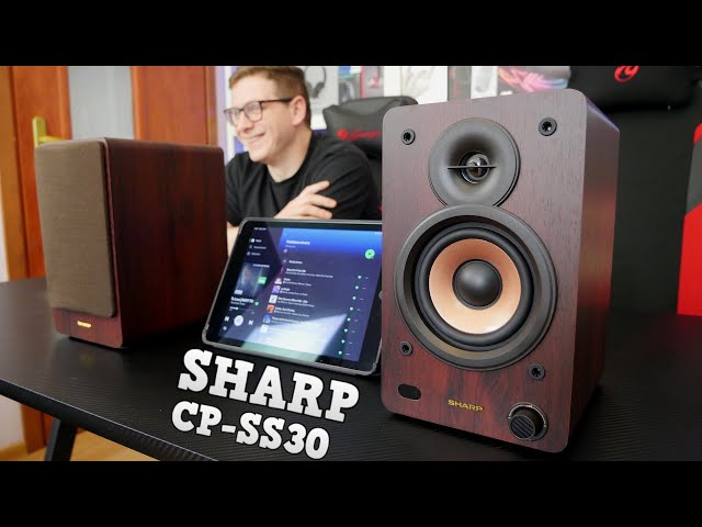 Полочная акустическая система SHARP CP-SS30 Brown
