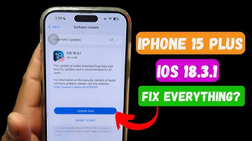iPhone 15 plus iOS 18.3.1 update and bugs fix? | iPhone 15 plus updates