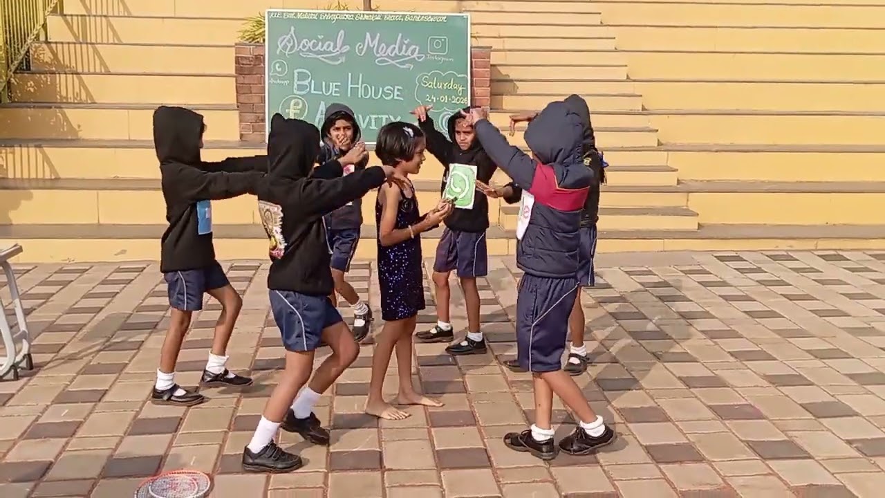 Blue House Club Activity on Social Media Usage @KLE Smt. Malutai S. Shirakoli School- Sankeshwar