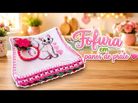 Pano de Prato Mais Fofo de Hoje! 🐱💞