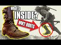 Are 77 Year Old WW2 Boots BETTER Than Modern Boots? - (CUT IN HALF)