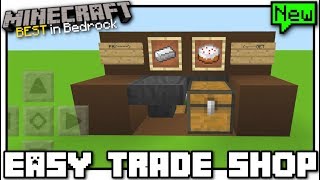Minecraft -  1 for 1 TRADE SHOP / STORE [ Redstone Tutorial ] MCPE / Bedrock / Xbox / Switch
