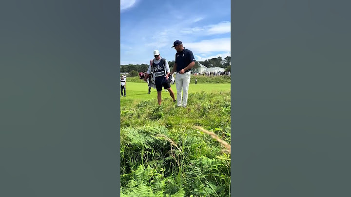 An uncomfortable exchange between Bryson DeChambeau and a ball spotter at The Open